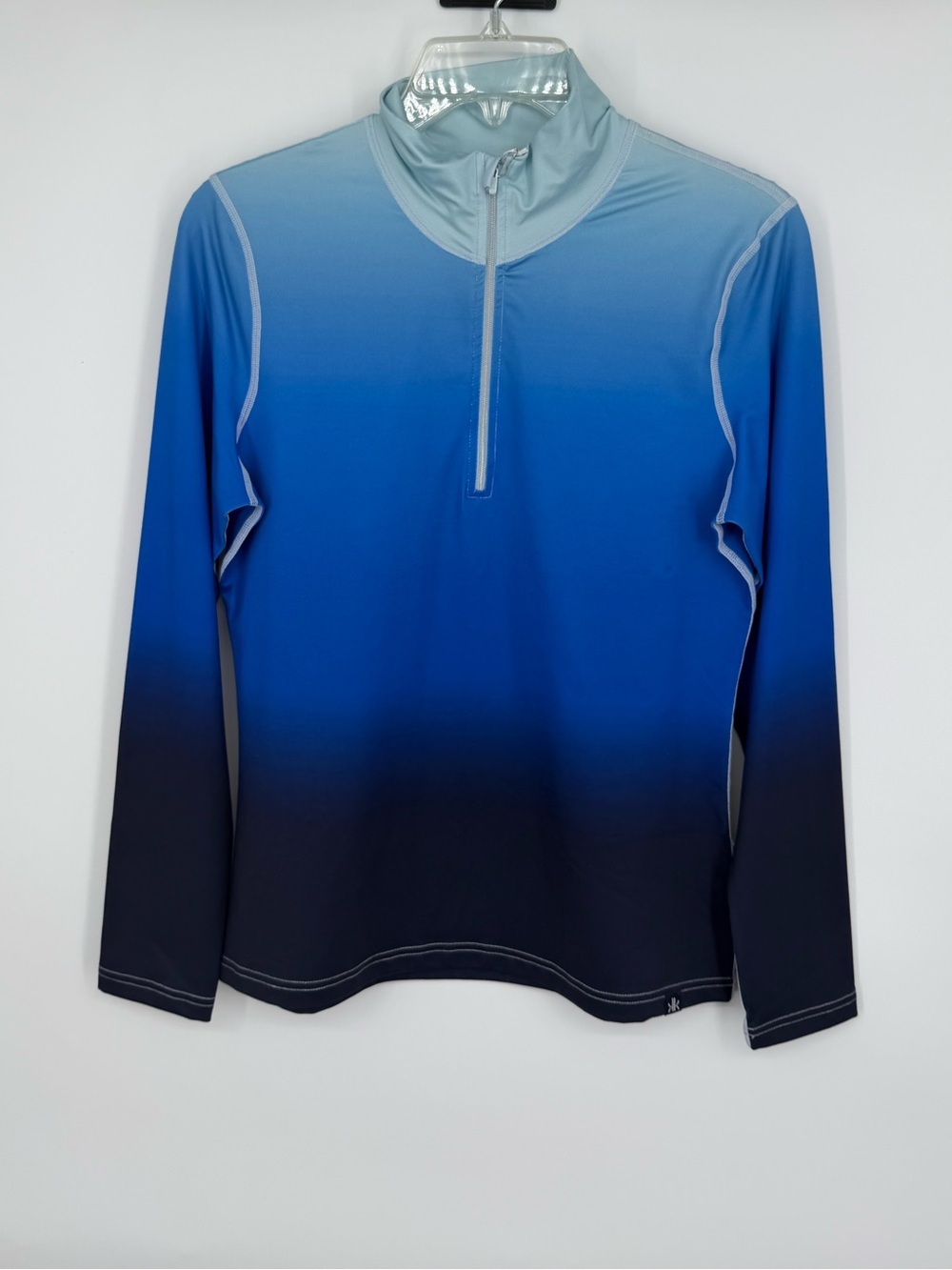 NWT Krimson Klover Gradient Quarter Zip Blue Base Layer Top Size Small - Picture 3 of 8